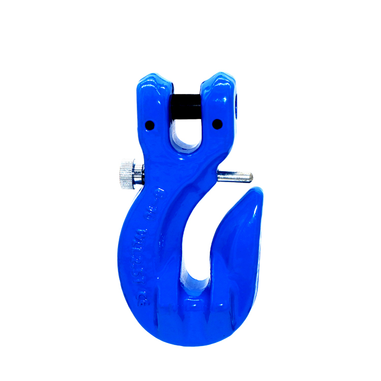 Grade 80 Clevis Grab Hook w Safety Pin (1)