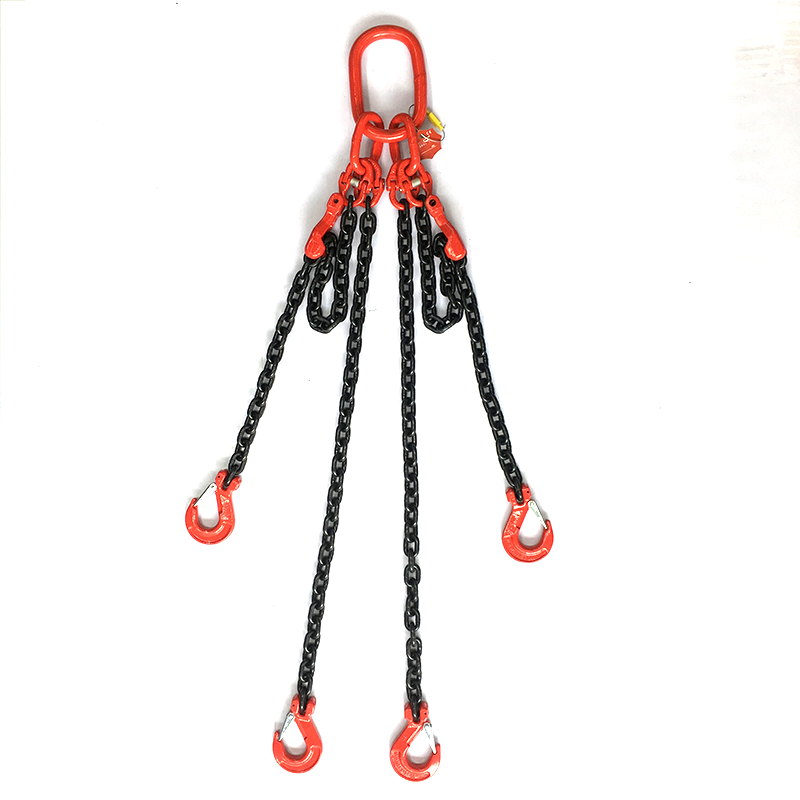 Grade 80 SFF Chain Sling - Single Leg with Foundry Hook Both Ends (5)