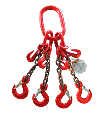 Grade 80 SGG Chain Sling Single Leg with Grab Hook on Both Ends (1)