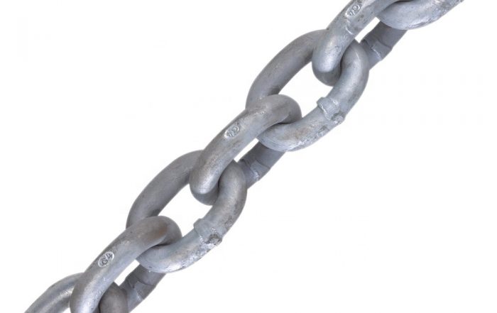 Grade 30 Proof Coil Electro Galvanized Chain Full Drum