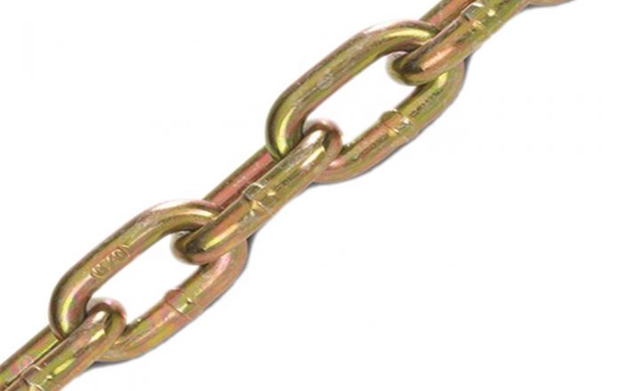 Grade 30 Proof Coil Electro Galvanized Chain Round Pail