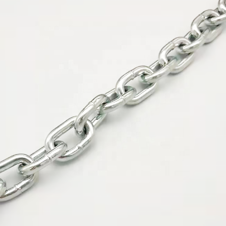 Grade 30 Proof Coil Electro Galvanized Long Link Chain Half Drum